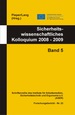 Sicherheitswissenschaftliches Kolloquium 2008 - 2009 (Band 5) VERGRIFFEN